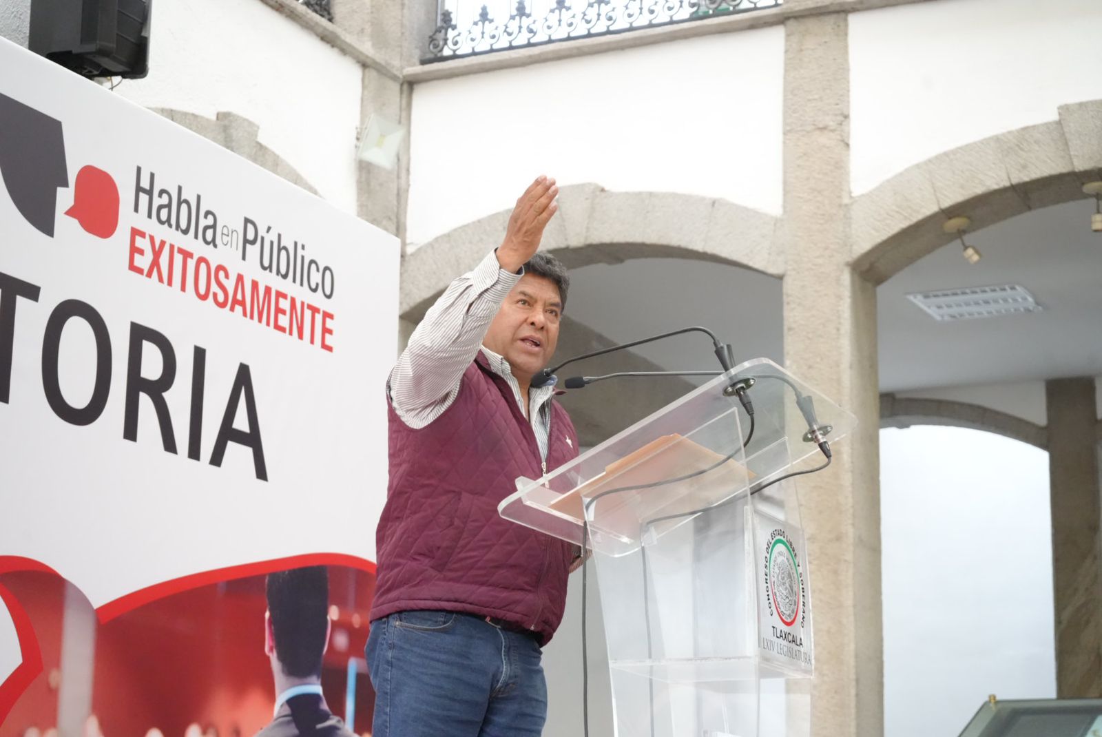 Destacó el diputado Vicente Morales el poder de la oratoria