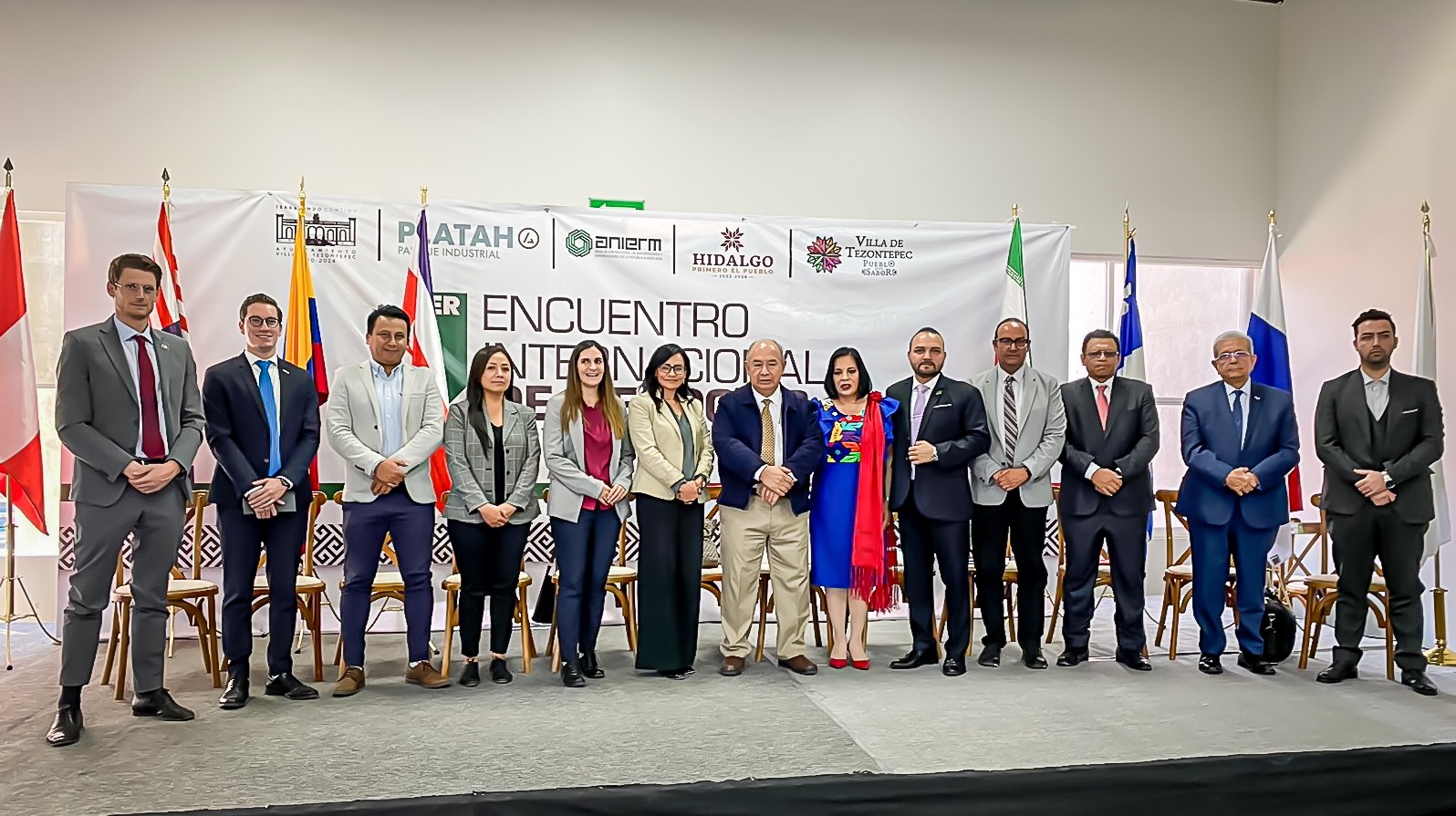 The first international business meeting of ANIERM was held in Hidalgo