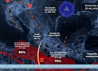 Pronostican lluvias y tolvaneras para Hidalgo