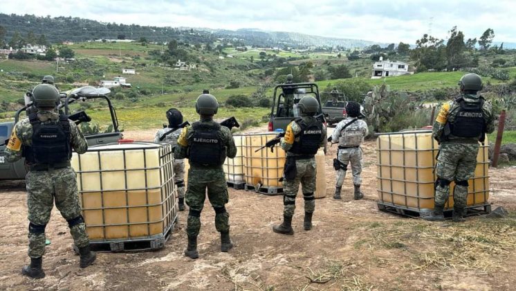 El operativo fue ejecutado por la SEDENA y Guardia Nacional; no hubo detenidos