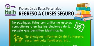 Llama ITAIH a no subir fotos de los infantes en este regreso a clases