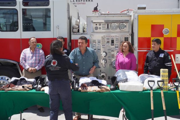 Equipan a protección civil en Mineral de la Reforma