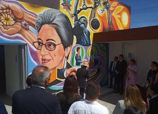 Plasman la equidad y la justicia en murales del Congreso estatal