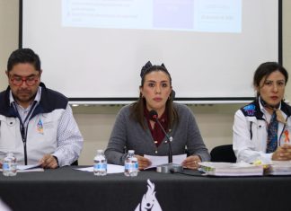 Ana Karen Parra, presidenta de la CDHEH, emitió las recomendaciones a Tizayuca, Tepeapulco, SSPH y PGJEH