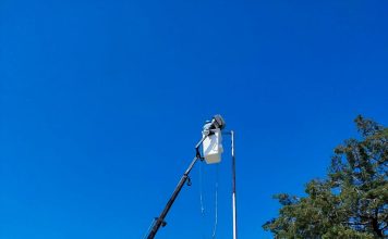 Modernizan alumbrado en bulevar Santa Catarina de Pachuca