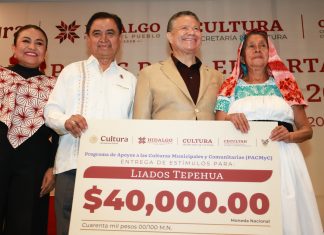 Entrega gobierno de Hidalgo apoyos artísticos y culturales 2025 con 12.7 mdp