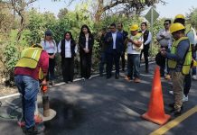 Supervisan obra pública para garantizar cumplimiento técnico: Bardales