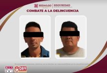 Frustran robo de autopartes y detienen a dos sujetos en Pachuca