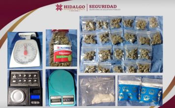 Confiscan casi 2 mil dosis de drogas en inmueble de Tolcayuca