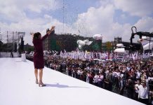 Prevén apoyo de 10 mil hidalguenses a Sheinbaum en el Zócalo