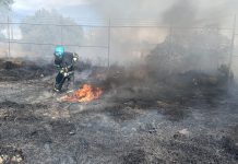 Sofocan Bomberos y Protección Civil dos incendios en Pachuca