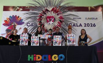 Presentan en Hidalgo el Carnaval Tlaxcala 2026