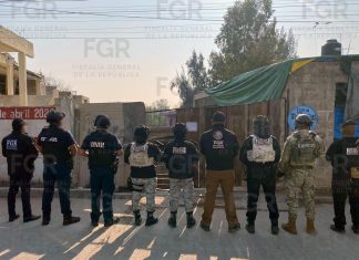 Encuentran huachicol y armas en predio de Tezontepec de Aldama