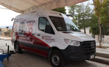Llega a Apan Centro de Verificación Vehicular Móvil