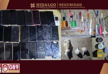 Encuentran armas blancas, drogas y teléfonos en dos ceresos