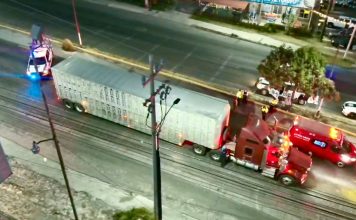 Detienen a cuatro por intento de robo a tráiler en Pachuca
