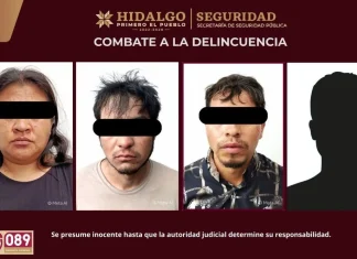 Detienen a cuatro sujetos relacionados con actos violentos en Tezontepec de Aldama