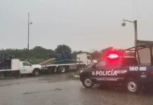 Vigilan canales y desagües tras lluvias registradas en Mineral de la Reforma
