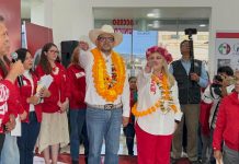 Asumen dirigencia estatal del PRI Marco Mendoza y Jenny Márquez