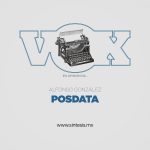 Alfonso González // Posdata