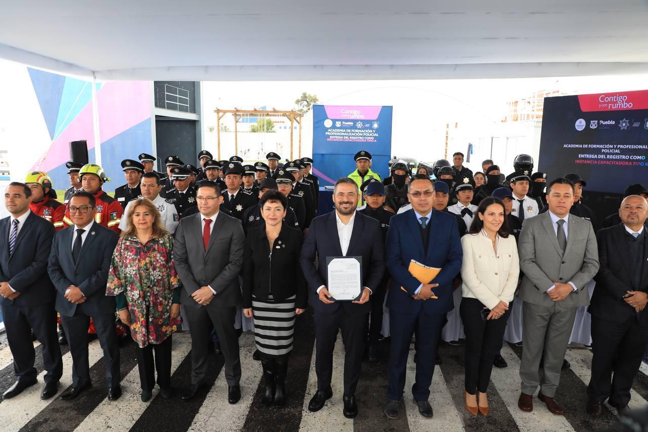 Recibe Academia De Policía Municipal De Puebla Registro Como Instancia 