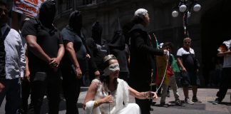 Marchan trabajadores del PJ en contra de la Reforma al Poder Judicial