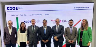 Se reúne gobernador Sergio Salomón Céspedes con integrantes de CEOE