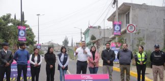 Entrega ayuntamiento la pavimentación de la calle Prolongación del Conde