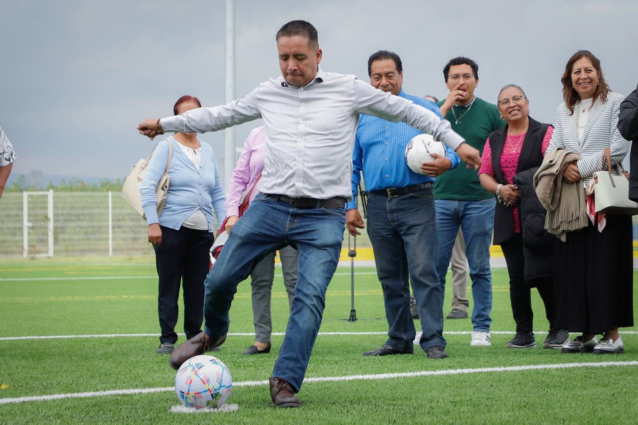 Word fulfilled in San Antonio Cacalotepec; Mundo Tlatehui inaugurates new sports complex