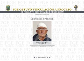 FGE obtuvo vinculación a proceso de presunto responsable de extorsión
