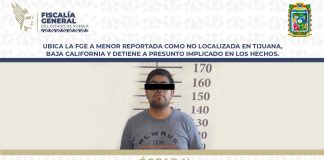 FGE localiza a menor desaparecida en Tijuana y detiene a implicado
