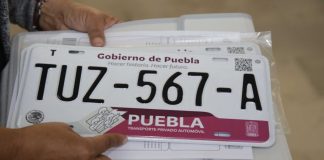 Portaplacas sí están permitidos en Puebla
