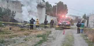 Investigan hallazgo de un cuerpo calcinado en San Pablo del Monte