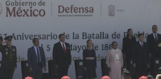 Puebla conmemoró el 163 aniversario del 5 de Mayo