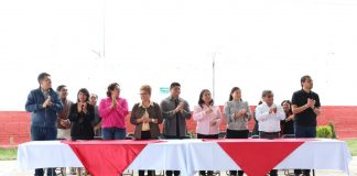 Cuautlancingo mejora infraestructura educativa en San Lorenzo Almecatla