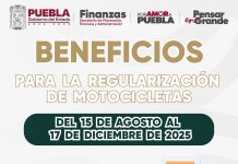 Gobierno de Puebla ofrece descuentos para regularizar motocicletas