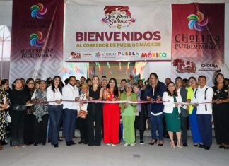 Ante más de 50 mil personas Tonantzin Fernández inaugura la 75ª Feria de San Pedro Cholula