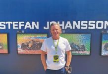 Del circuito al lienzo: Stefan Johansson exhibe su arte en el GP de México