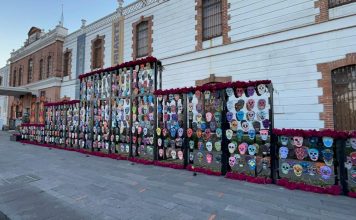 La exposición de arte comunitario «Tzompantli» se presenta en el Museo Regional de Cholula