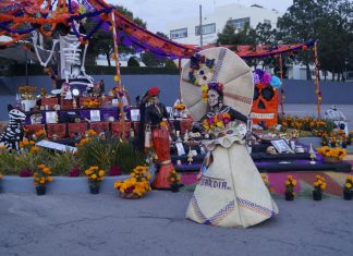 Guardia Nacional instaló altares de Día de Muertos en la 25 Zona Militar