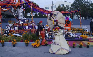 Guardia Nacional instaló altares de Día de Muertos en la 25 Zona Militar