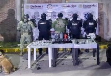 SSP decomisa drogas, celulares y armas en penales de Puebla y Huauchinango