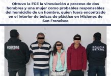 FGE detiene a tres por homicidio en Misiones de San Francisco