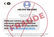 Cuidado con falsos mensajes sobre supuestas fotomultas en Puebla