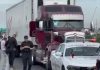 Balean a trailero en la autopista Amozoc – Esperanza