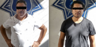 Policia de Totolac detiene a dos por lesiones tras una riña por choque