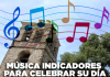 Música indicadores para celebrar su día