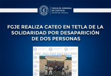 FGJE realiza cateo en Tetla de la solidaridad por desaparición de dos personas