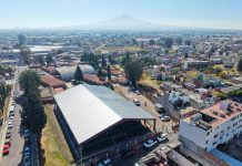Gobernadora entrega nueva techumbre en beneficio de más de mil 200 alumnos de Chiautempan