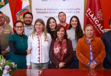 Firma Gobierno de Tlaxcala convenios con FINABIEN para impulsar autonomía económica de mujeres